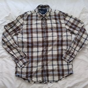 Men's AE Brown Button Up Shirt